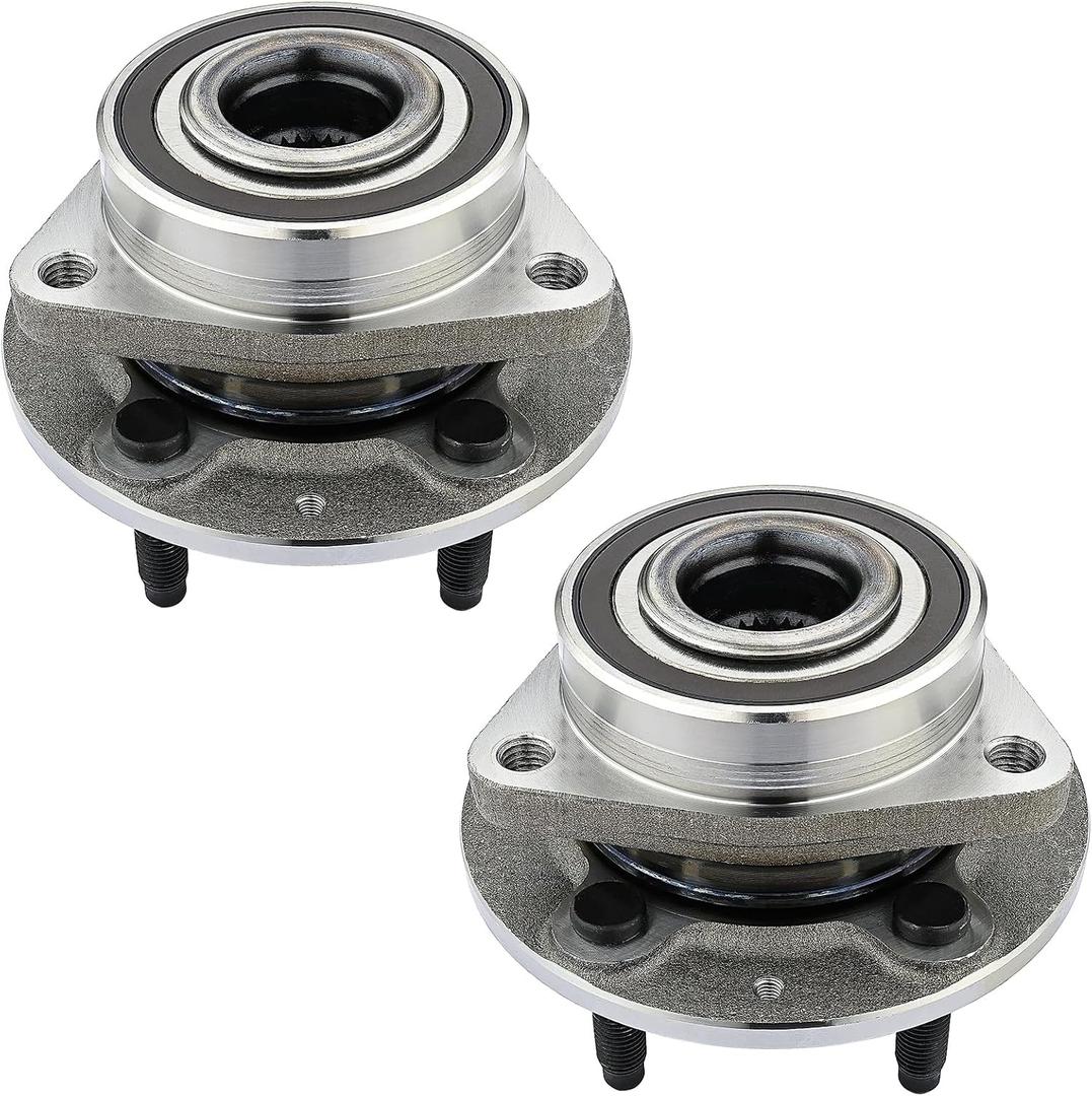 513316 (Pair) Front or Rear Wheel Hub Bearing for Buick Cascada 2016-2017, for Verano 2012-2017, for Chevy Volt 2011-2015, for Orlando 2012-2014, for Cadillac ATS 2013-2017 (AWD Only)