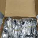 Nuenen 500 Pcs Forks and Spoons Silverware Set for 250 Stainless Steel Flatware Cutlery Set Forks and Spoons Bulk Silverware Utensil for Kitchen Restaurant Home Dinner, Mirror Polished Dishwasher Safe