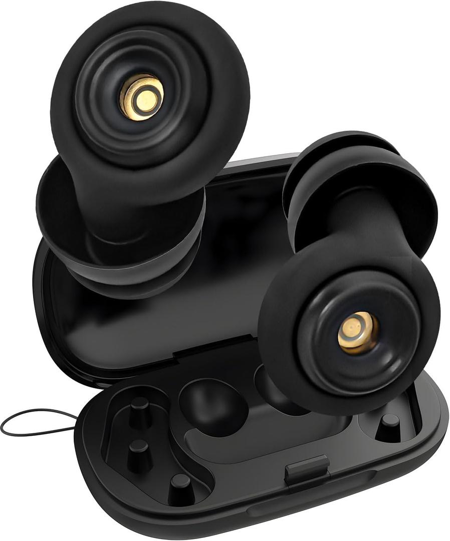 SilentNest Noise Canceling Sleeping Earplugs – Up to 50dB Noise Reduction, Reusable Soft Ear Plugs for Hearing Protection, Sleeping, Noise Sensitivity, Includes 8 Ear Tips & Carrying Case