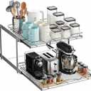 2-Tier Pull-Out Cabinet Organizer for Kitchen, 22" W x 21”D x 16.5" H