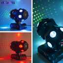 Moving Head Stage Lights Professional DMX512 DJ Lights Sound Activated for KTV Disco Party Wedding Concert Festival