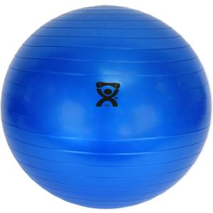 CanDo Inflatable Exercise Ball - Blue 11.8", Durable Extra Thick Non-Slip Stability Ball for Core Workouts, Yoga, Pilates, Active Seating, Physical Therapy, Pregnancy, Home Gym, Flexibility