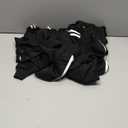 CHICME Women's Three Piece Outfits Striped Tape Patch Tank Tops Bomber Jacket with Sporty Pants Tracksuit Lounge Sets (Black) S