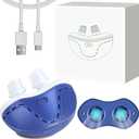 Mini Anti Snoring Devices for Snoring, Effective Anti Snoring Device, Peaceful Sleep Snore Solution - Suitable for All Nose Shapes and Both Men and Women (2 Replaceable Silicone Tips) (1PC, Blue)