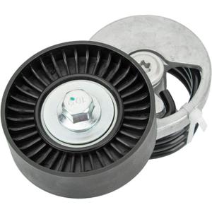 PHILTOP Belt Tensioner Assembly with Pulley for Ford F-150, F-250, Bronco, E-150 Econoline, F-250 HD, F-350, E-350 Econoline Club Wagon, E-250 Econoline, E-350 Econoline, Timing Belt OE # F2TZ6B209D