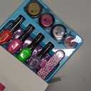 Nail Art Studio for Girls - Birthday Gift - Nail Polish Kit for Kids Ages 7-12 Years Old - Girl Gifts Ideas - Gift Set - Girly Stuff - Polish, Pens, Glitter, Stickers, Gems, Filer - 8 9 10 11 12 Year