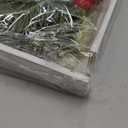 Hanobe Rectangular Long Narrow Tray: White Decorative Rectangular Candle Holder Centerpiece Tray Decor Serving Tray No Handle for Dining Table Coffee Bar Living Room Home Decor