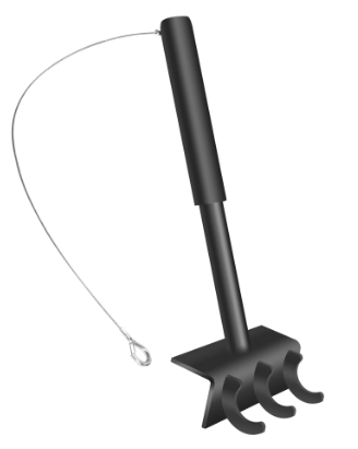 Chain Link Fence Heavy Duty Top Rail Fabric Hanging Tool, 15.7 Inch Chain Link Fence Tools with Anti Slip Handle Including Connection Hook Fit for Fixing Fences on Farms, Pastures, Garden Barriers