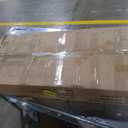 Denkee Large Bakers Rack with Power Outlets, 38 Inch Microwave Stand with Storage, 5-Tier Coffee Bar Stand, Industrial Kitchen Shelf Rack, Black