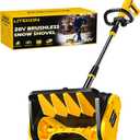 Litekon Cordless Snow Shovel Compatible with De-Walt 20V Battery (No Battery), 13-Inch Brushless Electric Snow Blower for 25FT Throw Distance and 6" Clear Depth for Patio, Deck, Driveway
