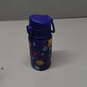 GOPPUS 12 oz Kids Water Bottle - Stainless Steel Insulated Water Bottle, BPA Free, Odorless, Durable and Reusable for School, Sports and Outdoor Activities (Blue Outer Space)