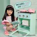 Little Tikes Sweet Spaces Modular Kitchen Oven – Sea Foam, Imaginative Play, Pretend Play Kitchen, Boys and Girls Ages 3+ Years, Child-size