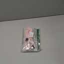 Soft Cotton Dog Leash, 5 Ft Heavy Duty Corduroy Dog Leashes with Gold Metal Hook for Small Medium Large Dogs,Medium,Light Pink