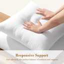 puredown 12x20 Pillow Inserts, Pack of 1, Fluffy Soft Lumbar Pillows Filled with Plump Stuffer, Rectangle Decorative Pillows for Couch, Sofa, Bed and Home Decor