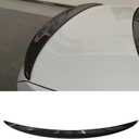 KHK G30 Trunk Spoiler, Carbon Fiber Pattern Car Rear Trunk Tail Spoiler, MP Style Rear Wing Spoiler Fits for 2017-2023 BMW 5-Series G30 520i 530i 540i / F90 M5 Sedan