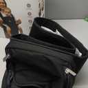 Momcozy Baby Carrier with Hip Seat, 2-in-1 Forward-Facing Carry for Long Walks, Detachable Hands-Free Infant Carrier up to 44lbs, All Seasons Toddler Carrier Fits Waist Sizes up to 45 Inches, Black