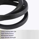 Leego Deck Belt Compatible with Troy Bilt 1769767 33 Inch Wide-Cut Walk Behind Mower 34089 34089C 34342 34343 34356 34363 34071 34073 34075 34087C 34089C 34343