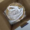 Wrought Iron Crystal Wax Melt Warmer Electric Oil Burner Wax Melt for Home, Kitchen, Living Room, Bedroom, SPA(Golden)