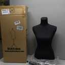 FDW Manikin 60-67Height Adjustable Female Dress Model Display Torso Body Tripod Stand Clothing Forms (Black, 60-67 Inches)