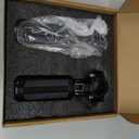 PBYMT Highway Footpegs, 1"&1.25" Highway Pegs Stainless Steel Aluminum Adjustable Fit for Harley Davidson Street Glide Road King Road Glide Softail Dyna 1-1/4" Engine Guard Style C Black Black