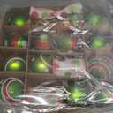 Christmas Tree Ornaments, 18 PCS Christmas Decorations Set with Red and Green Hanging Balls & Christmas Bows & Ribbon, Shatterproof Bulbs for Navidad Tree Decor and Holiday Party