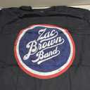 Zac Brown Band Official Merch Circle Logo Tee, Black, X-Large