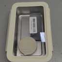 YINGRACE Stainless Steel Lunch Box Container for Adult, 42oz/1250ml Leak Proof Bento Box, Microwave-Safe with Removable Divider, Clear Airtight Lid Lunchbox for Work, Hike, Travel, Silver