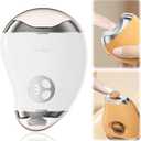 Electric Nail Clipper, 2024 Upgraded Automatic Nail Clipper with LED Light & Nail File, 3 Speed Levels Automatic Nail Clippers, Portable Automatic Nail Trimmer for Kids Adult Seniors (White)