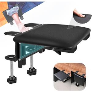 arm Rest for Desk Adjustable Arm Rest Support for arm Support for Computer Desk Ergonomic Desk Extender Rotating Mouse Pad Holder for Table Office Chair Desk