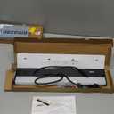 Hand Wave Motion Sensor Under Cabinet Lighting Plug in or Hardwired, 18 Inch Black 120V 5CCT Color Selectable Under Counter Lights, Dimmable Under Cabinet Lights for Kitchen (1, 18 INCH)