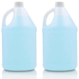 WUWEOT 2 Pack 1 Gallon Jugs, Empty Gallon Bottle, Plastic HDPE Container with Child Resistant Airtight Lids for Home and Commercial Use, Water Storage Containers for Water, Soaps, Detergents, Liquids