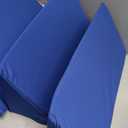 Fanwer Positioning Wedge Pillow for Side Sleeping (3 in 1), 40 Degree Triangle Bed Wedges & Body Positioners for Back Pain, Preventing Bedsores, After Surgery, Knees Elevated, Pregnancy (Blue)