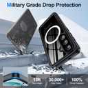 ANTSHARE for Samsung Galaxy S26 Case Waterproof, Built-in Lens & Screen Protector, [Compatible with MagSafe] Shockproof Dropproof Dustproof Full Body Phone Case for S26 6.3"-Blue/Clear