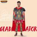 Spooktacular Creations Brave Mens Roman Gladiator Costume Set for Halloween Audacious Dress Up Party (M)