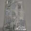 122Pcs Cotter Pin Hair Pin Clevis Pin Assortment Kit,R Clips Retaining Hair Pins Assortment, Including Single Hole Clevis Pin&Split Cotter Pin&R Clip Hitch Pin for Trailer Latch, Zinc-Plated