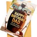 3 x Funny Birthday Card for Dad, Happy Birthday Cards for Father, Humorous Father's Day Card,Double-sided,8x5.3inch (KT-012) (M2-0LTD-J2W6)
