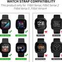 for Metal Bands, Compatible with Fitbit Versa 4/Versa 3/Fitbit Sense 2/Sense Band Smart Watch, Diamond Four Leaf Clover Stainless Watch Strap for Women (Gold/Black)