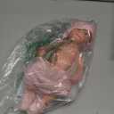 13 Inch Can Open Mouth Full Body Silicone Baby Dolls, Lifelike Silicone Reborn Baby Doll, Anatomically Correct Baby Girl Dolls