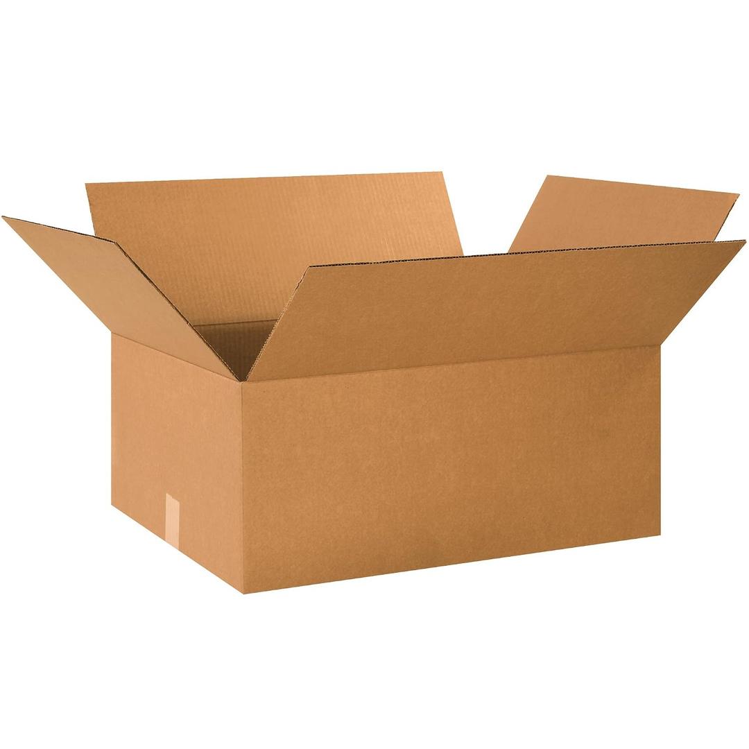 BOX USA 24x18x10 Corrugated Boxes, Large, 24L x 18W x 10H, Pack of 10 | Shipping, Packaging, Moving, Storage Box for Home or Business, Strong Wholesale Bulk Boxes