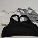 Hanes womens Racerback Bralette Pack,Cotton T-back Bra Top, 3-pack 2XL