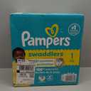Pampers Swaddlers Diapers, Size 1 (8-14 lbs), 164 Count, Absorbent, Keeps Baby Dry and Comfortable, Skin Safe Disposable Baby Diaper