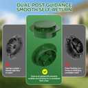 Pop Up Drainage Emitter for 3 & 4 Sewer and Drain Fittings,Dual-Rod Downspout Cover, Outdoor Drain Cover for Yard Outlet, Channel Drains & Catch Basins