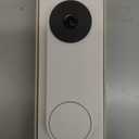 Google Nest Doorbell (Wired, 3rd Gen) - 2K Video and Gemini, Live View, Night Vision, 2-Way Audio - Works with Google Home - 2025 Model - Snow