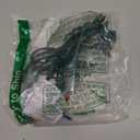 Novelty Lights 8.5 Feet 20 Bulb Multicolor Mini Light String on Green Wire, Non-Connectable Incandescent Fairy Lights for Bottles and Crafts, 4" Bulb Spacing, 24" Lead, Stackable Fused Plug