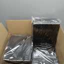 Yeaqee 200 Pack Paper Pocket Folders with 2 Pocket Glossy Laminated Letter Size File Folders Bulk Paper Portfolios with File Presentation for School,Office,Home,Bussines,Teacher, College(Black)