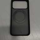 Lufanbis Magnetic for iPhone 17 Pro Case with Ring Stand, [10 FT Drop Protection] [Velvety Touch] Slim Translucent Matte Back Shockproof Phone Case for iPhone 17 Pro 6.3'', Space Black