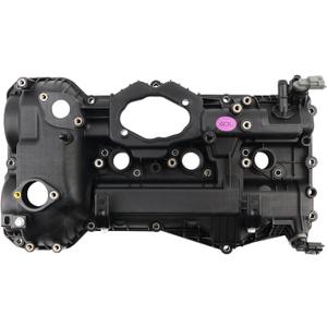 Left Valve Cover Compatible with 2015-2017 Hyundai Azera 3.3L/2013-2018 Hyundai Santa FE 3.3L/2013-2019 Hyundai Santa FE XL 3.3L/2015-2018 Kia Sedona 3.3L/2014-2018 Kia Sorento 3.3L Replace 224103CGC3 Left Valve Cover Compatible with 2015-2017 Hyundai Azera 3.3L/2013-2018 Hyundai Santa FE 3.3L/2013-2019 Hyundai Santa FE XL 3.3L/2015-2018 Kia Sedona 3.3L/2014-2018 Kia Sorento 3.3L Replace 224103CGC3