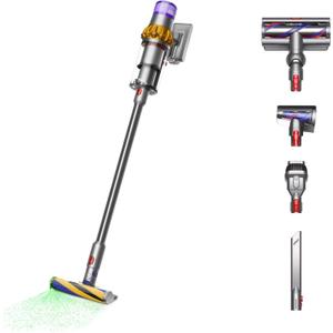 Dyson V15 Detect Cordless Vacuum Cleaner, Yellow/ Nickel