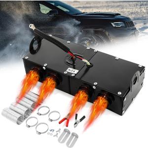 DaisyInner 500w Car Heater 12 Volt Camping Heaters Windshield Heater Kit Window Defogger Defroster for Winter Automobile Windscreen Car Camper (12v)