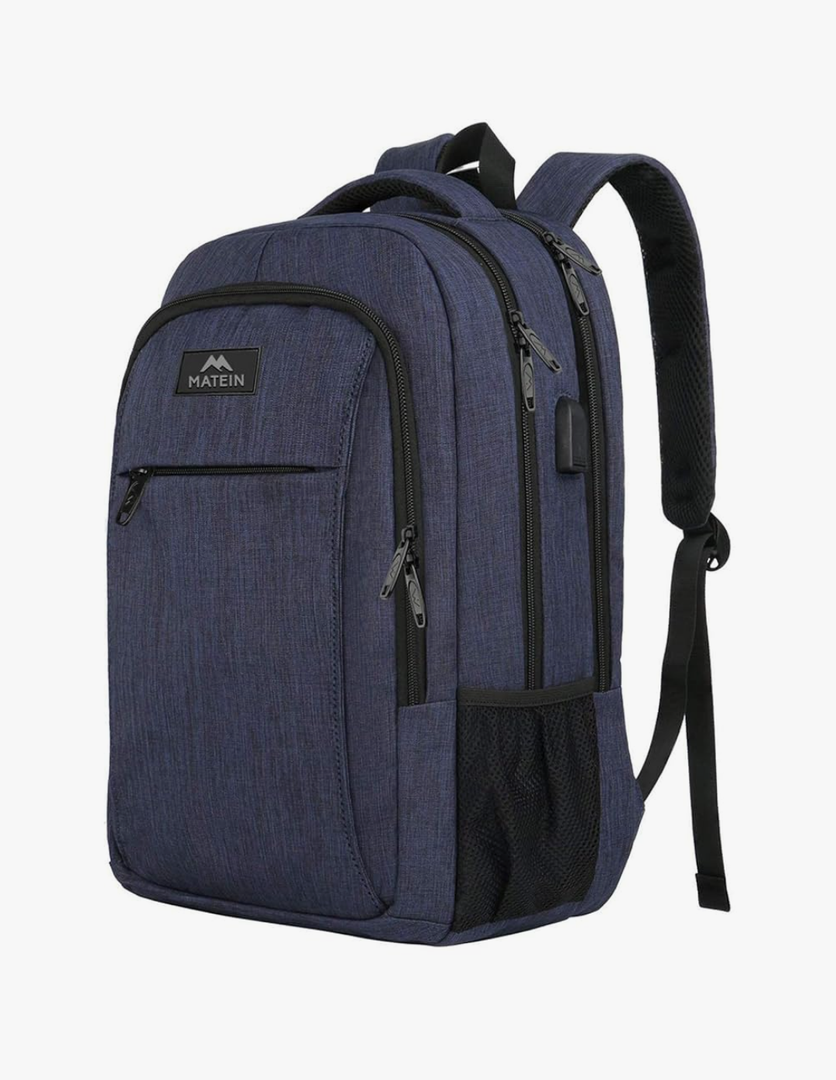 MATEIN Laptop Backpack,Slim Travel Backpack with Laptop Compartment for Men Women,College Daypack Gift Computer Bag fits 15.6 Inch Notebook, Blue